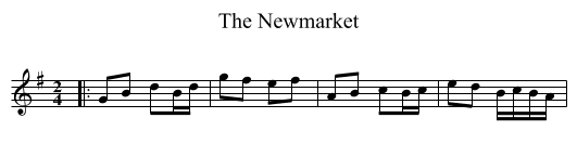 The Newmarket - staff notation