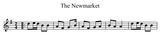 The Newmarket - staff notation