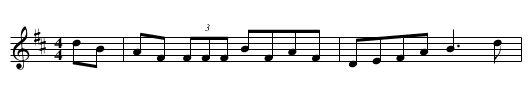 The Night in Ennis - staff notation
