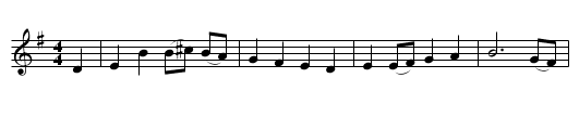The Nine Joys of Mary - staff notation