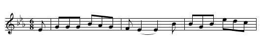 The Nobleman's daughter - staff notation