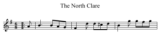 The North Clare - staff notation