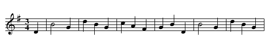 The Northdown Waltz - staff notation