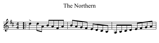 The Northern - staff notation