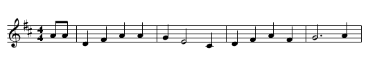 The Nutting Girl - staff notation