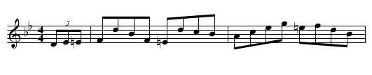 The Nymrod Hornpipe - staff notation