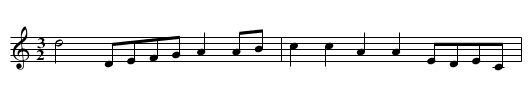 The Oddity - staff notation