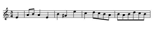 The Old Assembly Minuet - staff notation