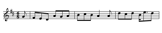 The Old Frog Dance - staff notation