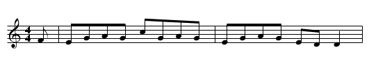 * The Old Grand Spey (C whistle 1 note hi) - staff notation