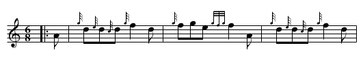 The Old Hag at the Spinning Wheel - staff notation