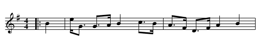 The Old Salt Strathspey - staff notation