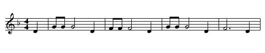 The Old Stone Jar - staff notation