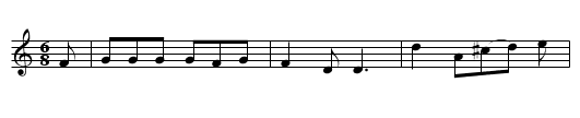 The Old Woman of the North Countree - staff notation