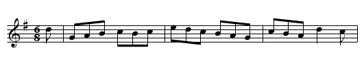 THE OLD WOMAN TOSSED UP IN A BLANKET - staff notation