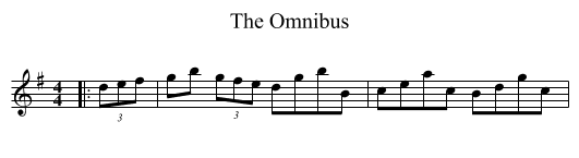 The Omnibus - staff notation