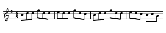 The One-horned Cow  (jig)     1077 - staff notation
