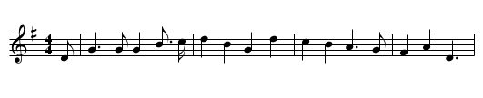 The Orange Maid of Sligo - staff notation