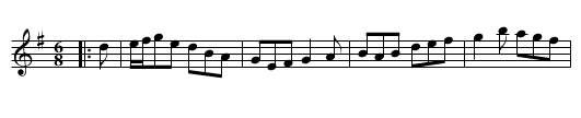 The Orange Rogue - staff notation