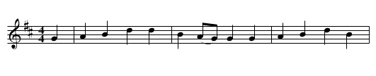 The Outlandish Knight - staff notation