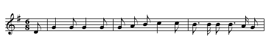 The Owl - staff notation
