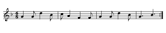 The Oyle of Barly - staff notation