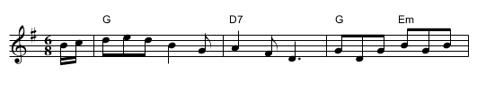 the Oyster Girl - staff notation