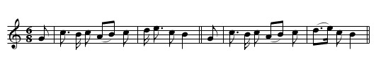 The Paddo - staff notation