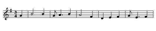 The Paisley Officer - staff notation