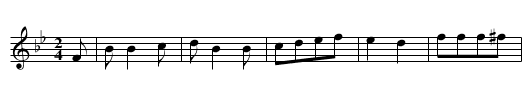 The Pandora - staff notation