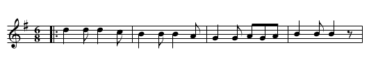 The Pantheon - staff notation
