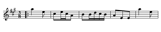 the Parachute - staff notation