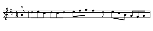 THE PAUSTEEN FAWN -- JIG - staff notation