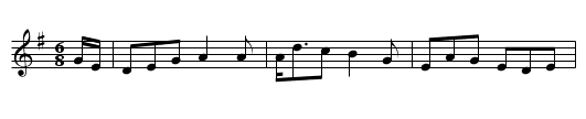The Pearl of th'Irish Nation - staff notation