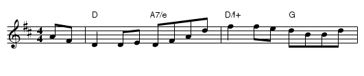 The Pearl Wedding - staff notation