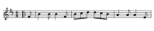 The Pentland Jig #2 - staff notation