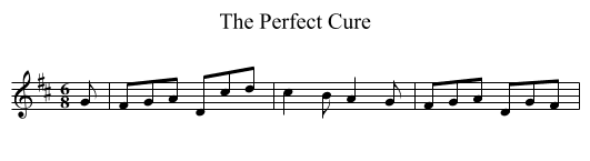 The Perfect Cure - staff notation
