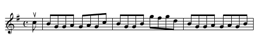 the PERRIE WHERRIE - staff notation