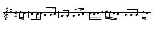 The Persian Dance - staff notation