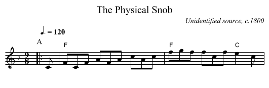 The Physical Snob - staff notation
