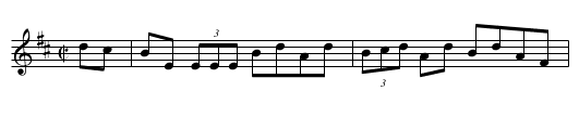 The Pidgeon on the Gate (2nd setting) - staff notation
