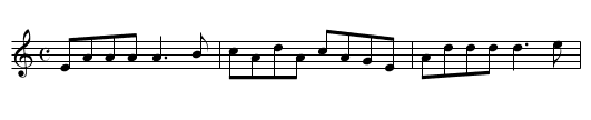 The Pining Maid - staff notation