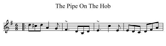 The Pipe On The Hob - staff notation