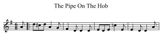 The Pipe On The Hob - staff notation