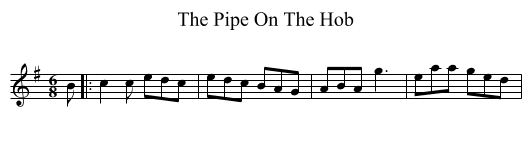 The Pipe On The Hob - staff notation