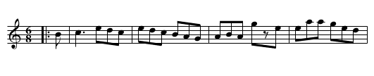The Pipe on the Hob - staff notation