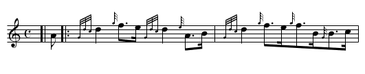THE PIPER OF DRUMMOND - staff notation