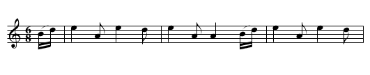 The PIPER'S BONNET - staff notation