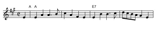 the Piper's Cave - staff notation
