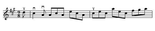 the PIPER'S MAGGOT - staff notation